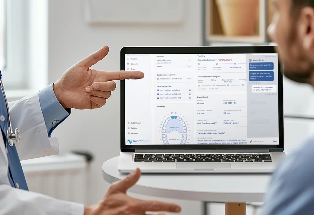 smile Journey SmartVeneer Feature for dentist